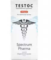 TESTOC (Spectrum Pharma) 10 ампул - 200мг/мл